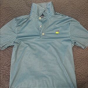 Masters Blue and White Checkered Men's Shirt
